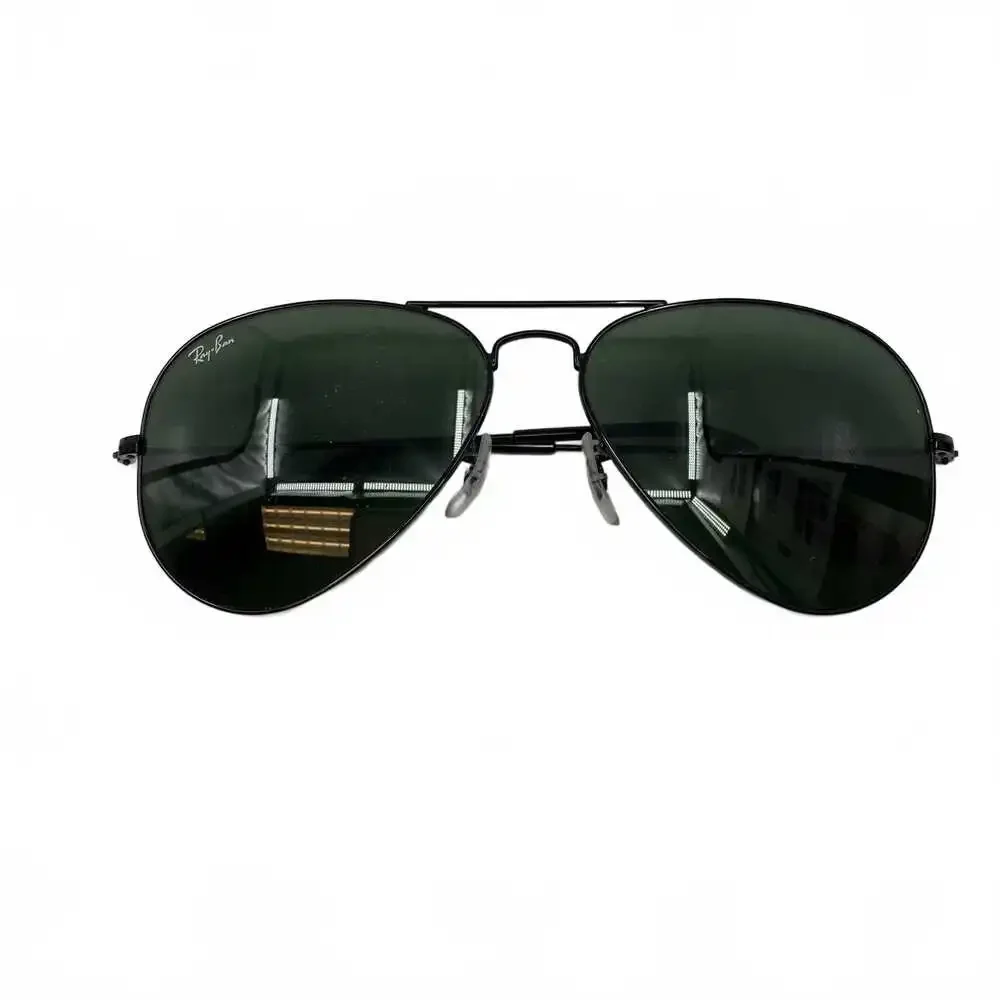 Ray‑Ban Aviator Sunglasses | Black Italian Synthetic, One Size